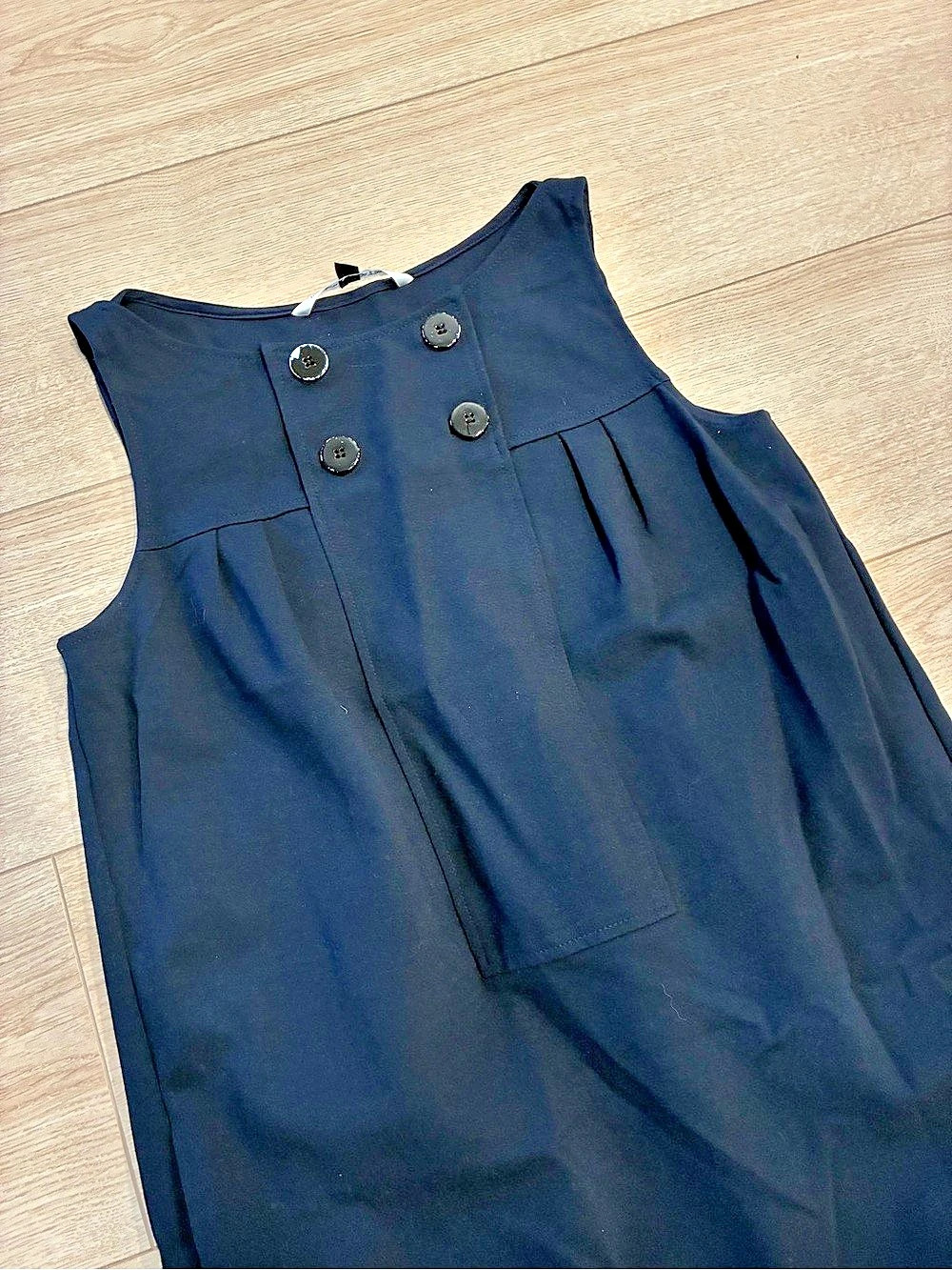 Diane von Furstenberg Women’s Navy Sailor Marine Sleeveless Shift Dress Size 6